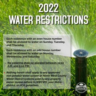 2022 Water Restrictions 