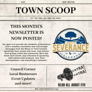 Town of Severance August Newsletter 