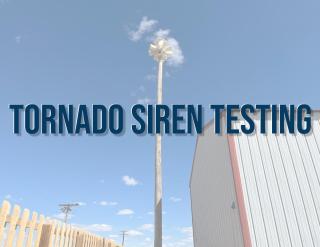 tornado siren testing